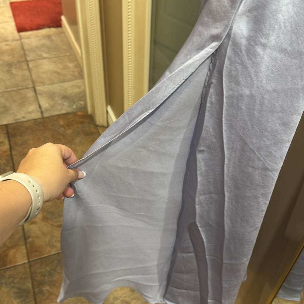 Free people  Lace Trim Lavender dress - Picture 3 of 5